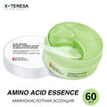 24k ouro remendos de olho colágeno coreano endurecimento macio cuidados com os olhos hidrogel relaxar algas verdes olhos máscara hidratante hidratante
