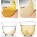 24k ouro remendos de olho colágeno coreano endurecimento macio cuidados com os olhos hidrogel relaxar algas verdes olhos máscara hidratante hidratante
