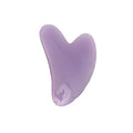 Pedra Guasha de Quartzo Rosa Quente, Placa de Massagem Facial de Jade, Ferramenta de Cuidados com a Pele para Lifting e Firmeza do Queixo e Nariz
