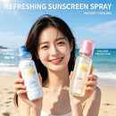 Spray Protetor Solar SPF50+ Alta Proteção Sensação Refrescante Rápida Formação de Filme e Não Oleoso À Prova d'Água e Suor 90ml