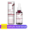 Soro de ácido salicílico tratamento de acne poros suaves clareamento soro para pele oleosa hidratante produto de cuidados com a pele