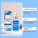 Sérum de Peptídeos de Cobre 30ML para Crescimento Capilar, Sérum de Biotina e Peptídeos para Densidade Capilar, Cuidado do Couro Cabeludo com Tripeptídeos para Cabelos Mais Grossos e Volumosos