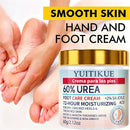 Creme para Pés YUITIKUE 60% Ureia 60g Hidratante 72H com Ácido Salicílico para Reparar Calcanhares Rachados, Ásperos e Secos - Cuidado para Mãos e Pés