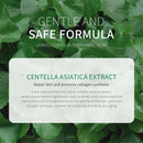 Centella limpador facial rosto encolher poros calmante controle de óleo espuma de lavagem facial desbotar niacinamida cuidados