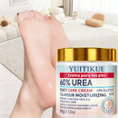 Creme para Pés YUITIKUE 60% Ureia 60g Hidratante 72H com Ácido Salicílico para Reparar Calcanhares Rachados, Ásperos e Secos - Cuidado para Mãos e Pés