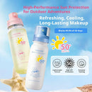 Spray Protetor Solar SPF50+ Alta Proteção Sensação Refrescante Rápida Formação de Filme e Não Oleoso À Prova d'Água e Suor 90ml
