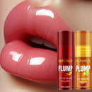 2pc lábio gordo de longa duração óleo labial hidratante brilho labial soro instantâneo volume essência óleo reparação lábio linhas finas aumentar el