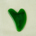 Pedra Guasha de Quartzo Rosa Quente, Placa de Massagem Facial de Jade, Ferramenta de Cuidados com a Pele para Lifting e Firmeza do Queixo e Nariz