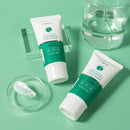 Centella limpador facial rosto encolher poros calmante controle de óleo espuma de lavagem facial desbotar niacinamida cuidados