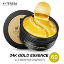 24k ouro remendos de olho colágeno coreano endurecimento macio cuidados com os olhos hidrogel relaxar algas verdes olhos máscara hidratante hidratante