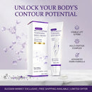 Creme Corporal Firmador PDRN 50g com Roll-on, Multi-Peptídeos Matrixyl 3000, Loção de Massagem de Absorção Rápida para Cuidados Corporais Femininos