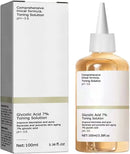 100ml de ácido glicólico 7% solução tonificante para remover acne e hidratar a pele loção rejuvenescedora